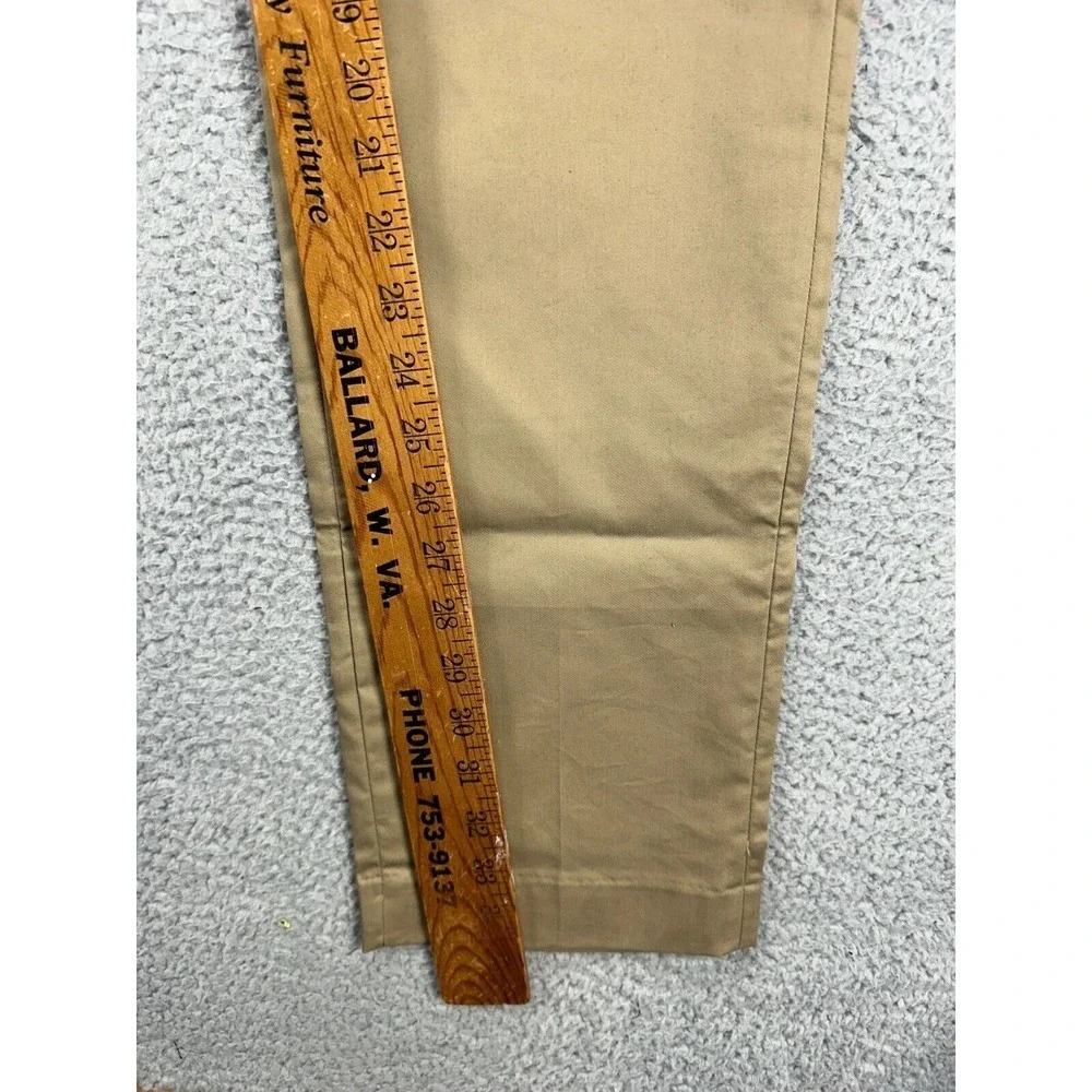 J Crew Pants Mens 34X36 Ludlow Tan Khakis Chino 3XDry Slim Fit Flat Front NEW A8